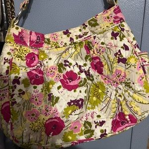 Vera Bradley floral shoulder tote